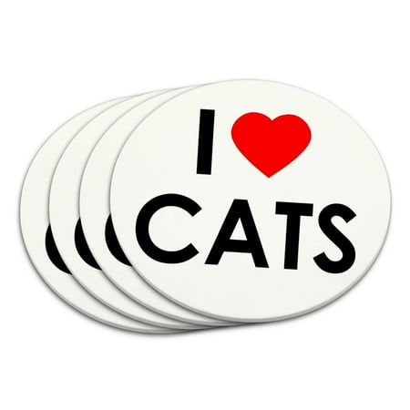 I Love Heart Cats Coaster Set
I Love Heart Cats Coaster Set