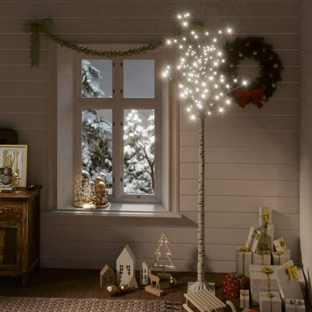 WONISOLI Christmas Tree 220 LEDs 7.2 Cold White Willow Indoor Outdoor