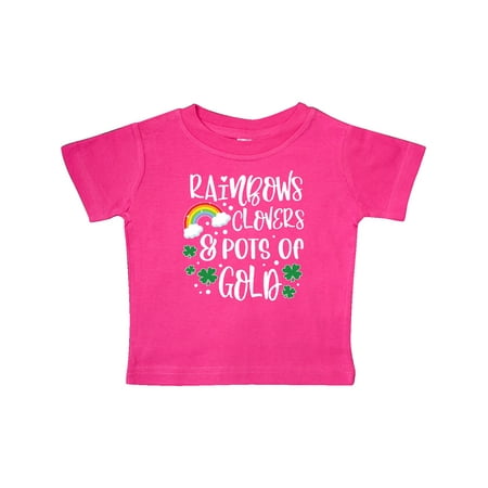 Inktastic St .Patrick s Day Rainbows Clovers & Pots of Gold Gift Baby Boy or Baby Girl T-Shirt
Inktastic St .Patrick s Day Rainbows Clovers & Pots of Gold Gift Baby Boy or Baby Girl T-Shirt