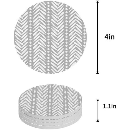 ZHANZZK Stripe Leaves Gray Set of 8 Round Coaster for Drinks Absorbent Ceramic Stone Coasters Cup Mat with Cork Base for Home Kitchen Room Coffee Table Bar Decor
ZHANZZK Stripe Leaves Gray Set of 8 Round Coaster for Drinks Absorbent Ceramic Stone Coasters Cup Mat with Cork Base for Home Kitchen Room Coffee Table Bar Decor