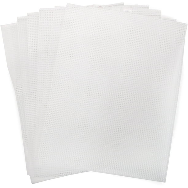 Darice Clear Plastic Mesh Canvas, 10.5 x 13.5 Inches