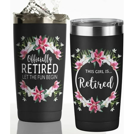 Retirement Gifts for Women Mom Grandma Funny Coworker Farewell Retired Gift Black 20 oz Tumbler Mug
Retirement Gifts for Women Mom Grandma Funny Coworker Farewell Retired Gift Black 20 oz Tumbler Mug
