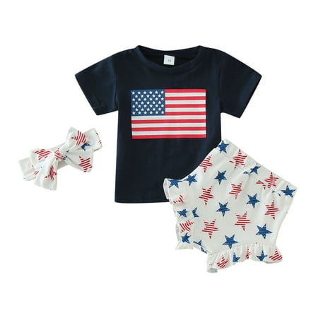 TAIAOJING Toddler Baby Boy Summer Outfits Girls Independence Day 4 Of July Short Sleeve Star Prints T Shirt Tops Shorts Clothes Set 12-18 Months
TAIAOJING Toddler Baby Boy Summer Outfits Girls Independence Day 4 Of July Short Sleeve Star Prints T Shirt Tops Shorts Clothes Set 12-18 Months
