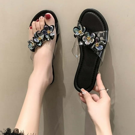 FAKKDUK Flower Sandals For Women Women s Summer Casual Slippers Ladies Fashion Flower Decoration Beach Flat Slippers Flat Slide Sandals for Women Womens Open Toe Summer Dressy Sandals 9.5&Black
FAKKDUK Flower Sandals For Women Women s Summer Casual Slippers Ladies Fashion Flower Decoration Beach Flat Slippers Flat Slide Sandals for Women Womens Open Toe Summer Dressy Sandals 9.5&Black