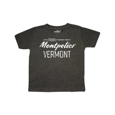 Inktastic From Montpelier Vermont in White Distressed Text Gift Toddler Boy or Toddler Girl T-Shirt
Inktastic From Montpelier Vermont in White Distressed Text Gift Toddler Boy or Toddler Girl T-Shirt