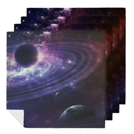 FACANNAP Black Hole Planet Space Cloth Napkins for Hotel Home Banquet Atmosphere Embellishment Polyester Home Decor Gift 6 PCS
FACANNAP Black Hole Planet Space Cloth Napkins for Hotel Home Banquet Atmosphere Embellishment Polyester Home Decor Gift 6 PCS