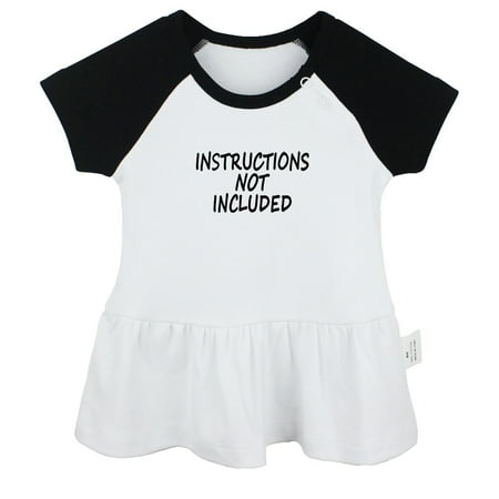 Instructions Not Included Funny Dresses For Baby Newborn Babies Skirts Infant Princess Dress 0-24M Kids Graphic Clothes (Black Raglan Dresses 0-6 Months)
Instructions Not Included Funny Dresses For Baby Newborn Babies Skirts Infant Princess Dress 0-24M Kids Graphic Clothes (Black Raglan Dresses 0-6 Months)