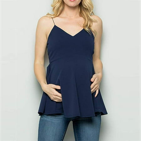 CHMORA Women Maternity Sleeveless V-neck Pregnancy Baby Tops Vest Blouse maternity clothes
CHMORA Women Maternity Sleeveless V-neck Pregnancy Baby Tops Vest Blouse maternity clothes
