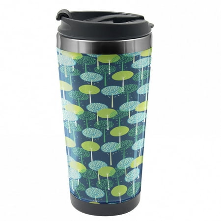 Leaves Travel Mug Abstract Round Motif Graphic Steel Thermal Cup 16 oz by Ambesonne
Leaves Travel Mug Abstract Round Motif Graphic Steel Thermal Cup 16 oz by Ambesonne