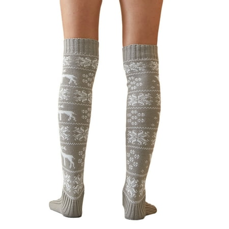 Awoscut Women s Christmas Thigh High Socks Snowflake Print Knit Over The Knee Stockings for Fall Winter
Awoscut Women s Christmas Thigh High Socks Snowflake Print Knit Over The Knee Stockings for Fall Winter