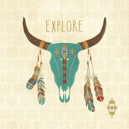 Southwest at Heart II Stretched Canvas - Veronique Charron (24 x 24)