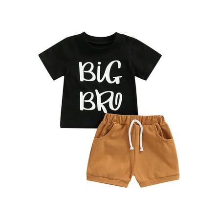 Gwiyeopda Toddler Baby Kids Big Brother Little Brother Shirts Shorts Matching Outfits 2pcs Set
Gwiyeopda Toddler Baby Kids Big Brother Little Brother Shirts Shorts Matching Outfits 2pcs Set