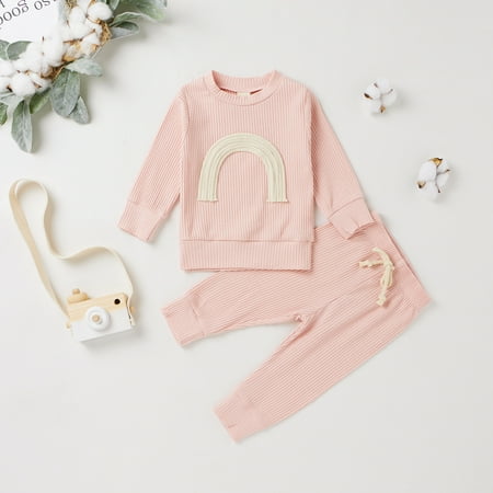 RPVATI Newborn Infant Baby Toddler Clothes Pullover Long Sleeve Sweatshirt Drawstring Pants 2 Pieces Fall Winter Clothes
RPVATI Newborn Infant Baby Toddler Clothes Pullover Long Sleeve Sweatshirt Drawstring Pants 2 Pieces Fall Winter Clothes
