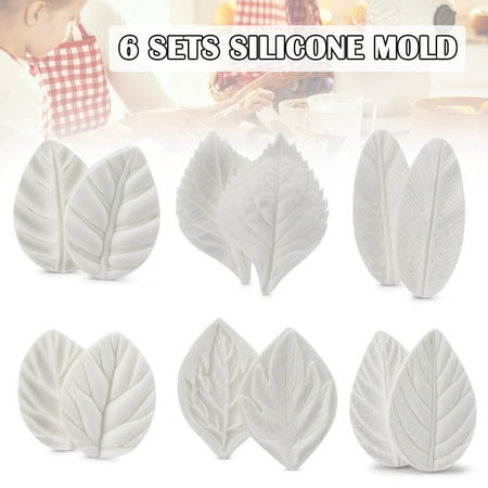 6 Sets of Leaf Shape DIY Fondant Cake Decoration Mold Modeling Chocolate Candy Biscuits Silicone Mold Set
6 Sets of Leaf Shape DIY Fondant Cake Decoration Mold Modeling Chocolate Candy Biscuits Silicone Mold Set