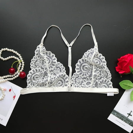 Odeerbi Sexy Lingerie for Women Plus Size Vest Crop Bralette Bra Lace V-Neck Underwear White
Odeerbi Sexy Lingerie for Women Plus Size Vest Crop Bralette Bra Lace V-Neck Underwear White
