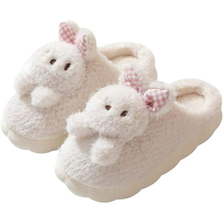 CoCopeaunt Women Girls Cute Rabbit Bunny Furry Slippers Warm Soft Fluffy Faux Fur Memory Foam Anti-skid House Shoes Indoor Outdoor
CoCopeaunt Women Girls Cute Rabbit Bunny Furry Slippers Warm Soft Fluffy Faux Fur Memory Foam Anti-skid House Shoes Indoor Outdoor