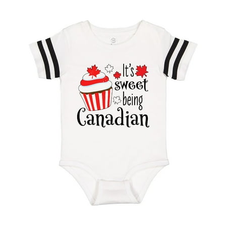 Inktastic It s Sweet Being Canadian with Red and White Cupcake Gift Baby Boy or Baby Girl Bodysuit
Inktastic It s Sweet Being Canadian with Red and White Cupcake Gift Baby Boy or Baby Girl Bodysuit