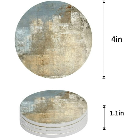 KXMDXA Abstract Art Retro Farm Oil Painting Style Set of 8 Round Coaster for Drinks Absorbent Ceramic Stone Coasters Cup Mat with Cork Base for Home Kitchen Room Coffee Table Bar Decor
KXMDXA Abstract Art Retro Farm Oil Painting Style Set of 8 Round Coaster for Drinks Absorbent Ceramic Stone Coasters Cup Mat with Cork Base for Home Kitchen Room Coffee Table Bar Decor