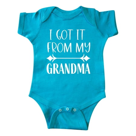 Inktastic I Got It From My Grandma Gift Baby Boy or Baby Girl Bodysuit