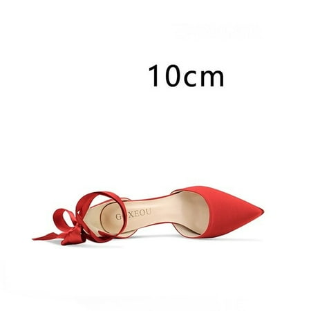 GOXEOU Women s Pumps Satin D orsay Nude Red Black Bandage Pointed Toe High Heels Sexy Party Sweet Fashion Lady Shoes Size 32-46
GOXEOU Women s Pumps Satin D orsay Nude Red Black Bandage Pointed Toe High Heels Sexy Party Sweet Fashion Lady Shoes Size 32-46