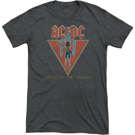 AC/DC Men's Flick Of The Switch T-shirt Charcoal