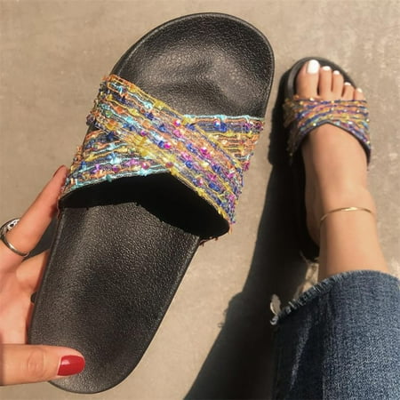 〖Yilirongyumm〗 Multicolor 40 Sandals Women Casual Rainbow Comfortable Slippers Women s Sandals Flat Cross Fashion Summer Women s Sandals
〖Yilirongyumm〗 Multicolor 40 Sandals Women Casual Rainbow Comfortable Slippers Women s Sandals Flat Cross Fashion Summer Women s Sandals