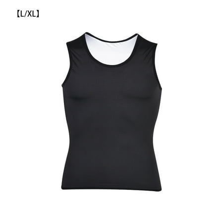 TureClos Men Body Shapewear Elastic Breathable Men Slimming Body Corset Shaper L/xL