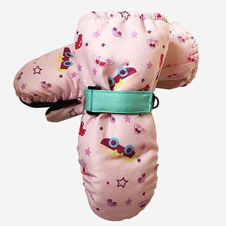 TUOBARR Children Winter Outdoor Wind Proof Glove Ski Riding Warm Climbing Mitten