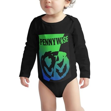 Pennywise Baby onesie Band Logo Baby Boy Girl Long Sleeve Bodysuit Snap Closure Black 6 Months
Pennywise Baby onesie Band Logo Baby Boy Girl Long Sleeve Bodysuit Snap Closure Black 6 Months