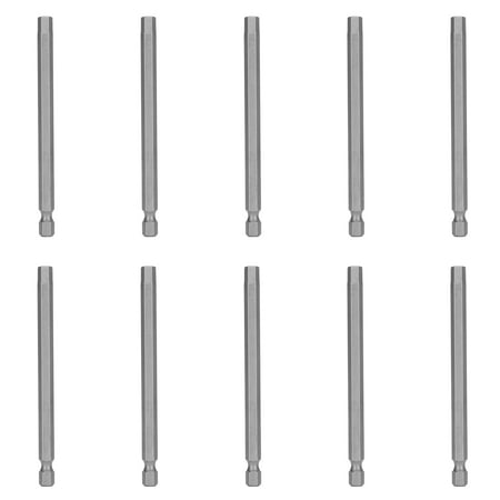 10Pcs 6mm Magnetic Screwdriver Bits Alloy Steel 1/4 Inch Hex Shank Bits Accessory
10Pcs 6mm Magnetic Screwdriver Bits Alloy Steel 1/4 Inch Hex Shank Bits Accessory
