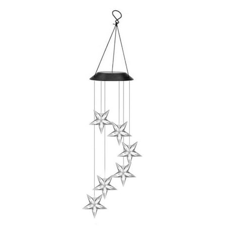HZEWLS Solar LED Color Changing Wind Chime Lamps Star Moon Pendant Lights Garden Decor
HZEWLS Solar LED Color Changing Wind Chime Lamps Star Moon Pendant Lights Garden Decor