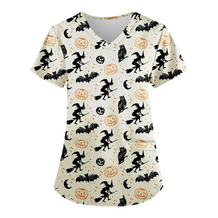 Umitay gray scrubs for women Women s Fashion V-neck Short Sleeve Workwear With Pockets Printed Tops
Umitay gray scrubs for women Women s Fashion V-neck Short Sleeve Workwear With Pockets Printed Tops