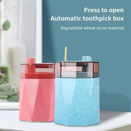 Visland Pop-up Type Toothpick Holder Labor-saving Kitchen Organizer Household Toothpick Dispenser Box for Home
Visland Pop-up Type Toothpick Holder Labor-saving Kitchen Organizer Household Toothpick Dispenser Box for Home