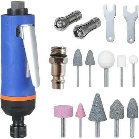 High Speed Air Grinder 1/4 Inch 20000RPM Mini Air Driven Grinder Kit Air Tool Set Grinder Polisher Polishing Machine Engraving Grinder Air Grinder Model: Blue 20000RPM
High Speed Air Grinder 1/4 Inch 20000RPM Mini Air Driven Grinder Kit Air Tool Set Grinder Polisher Polishing Machine Engraving Grinder Air Grinder Model: Blue 20000RPM