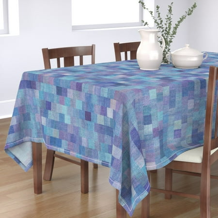 Cotton Sateen Tablecloth 70 x 108 - Ice Blue Purple Modern Squares Sky Abstract Print Custom Table Linens by Spoonflower
Cotton Sateen Tablecloth 70 x 108 - Ice Blue Purple Modern Squares Sky Abstract Print Custom Table Linens by Spoonflower