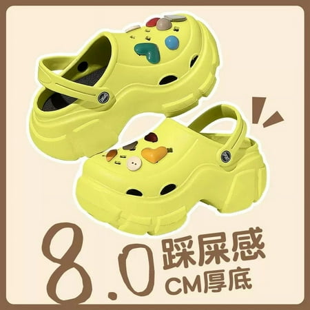 Hole Shoes Women‘s Summer Height-increasing Beach High Heel Slippers for Outer Wear New Non-slip Platform Sandals for Women
Hole Shoes Women‘s Summer Height-increasing Beach High Heel Slippers for Outer Wear New Non-slip Platform Sandals for Women