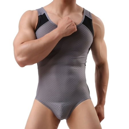 MIZOK Men s Wrestling Singlet Leotard Undershirts Bodysuit Underwear