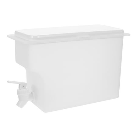 1 Pc Practical Household Water Kettle With Faucet Fruit Tea Beverage Container (White)