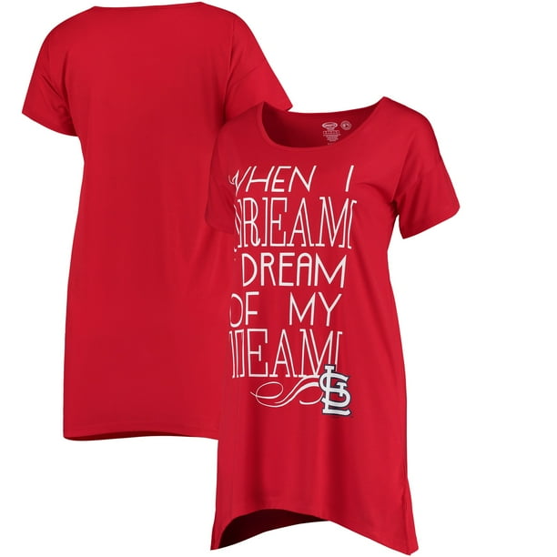 St. Louis Cardinals Concepts Sport Women's Transcend Nightshirt - Red