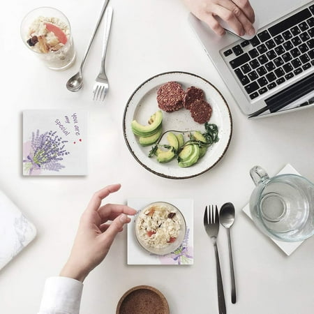 KXMDXA Purple Lavender White Set of 4 Coaster for Drinks Absorbent Ceramic Stone Coasters Cup Mat with Cork Base for Home Kitchen Room Coffee Table Bar Decor 
KXMDXA Purple Lavender White Set of 4 Coaster for Drinks Absorbent Ceramic Stone Coasters Cup Mat with Cork Base for Home Kitchen Room Coffee Table Bar Decor