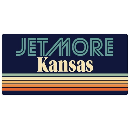 Jetmore Kansas 5 x 2.5-Inch Fridge Magnet Retro Design
