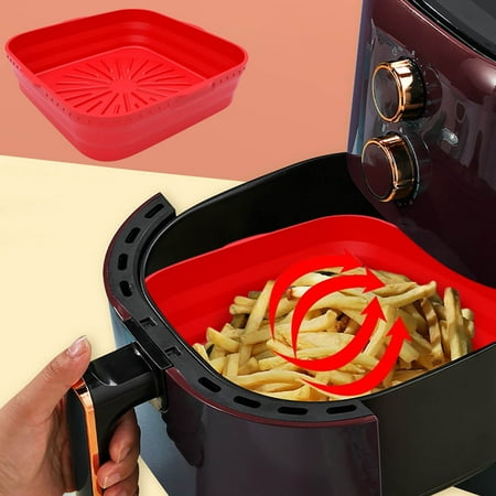 Suncoda Air Fryer Silicone Pot Air Fryer Silicone Liners Round Food Safe Non Stick Air Fryer Basket Accessories Reusable Replacement of Flammable Parchment Liner Paper Fits
Suncoda Air Fryer Silicone Pot Air Fryer Silicone Liners Round Food Safe Non Stick Air Fryer Basket Accessories Reusable Replacement of Flammable Parchment Liner Paper Fits