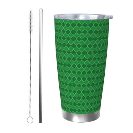 Gaeub Green St. Patrick’s day Print 20-Ounce Stainless Steel Car Cup Tumblers Cups with Lids and Straw Coffee Cups for Adults Kids Home Car Office School Travel Party-Straw Two-piece Set
Gaeub Green St. Patrick’s day Print 20-Ounce Stainless Steel Car Cup Tumblers Cups with Lids and Straw Coffee Cups for Adults Kids Home Car Office School Travel Party-Straw Two-piece Set