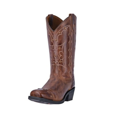 Dingo Western Boots Mens Gavin Cowboy Square Toe Leather Brown DI5715