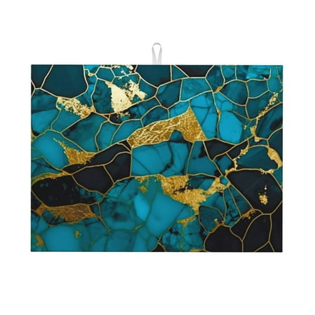 Sigee Watercolor Blue Marbled for Dish Drying Mat for Kitchen Counter Premium Kitchen Drying Mat 18 x 24 Dish Drying Pad
Sigee Watercolor Blue Marbled for Dish Drying Mat for Kitchen Counter Premium Kitchen Drying Mat 18 x 24 Dish Drying Pad
