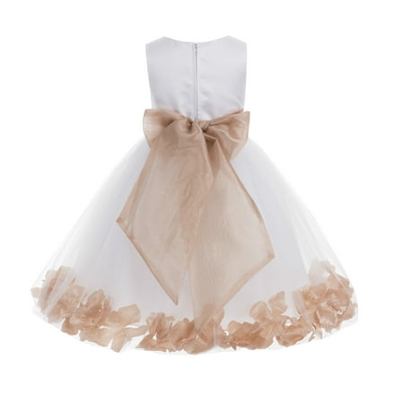 Ekidsbridal Formal Satin Floral Petals Rose Tulle White Flower Girl Dress Bridesmaid Wedding Pageant Toddler Easter Holiday Recital Communion Birthday Baptism Ceremony Special Occasions 007
Ekidsbridal Formal Satin Floral Petals Rose Tulle White Flower Girl Dress Bridesmaid Wedding Pageant Toddler Easter Holiday Recital Communion Birthday Baptism Ceremony Special Occasions 007