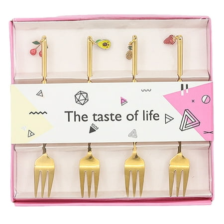 4PCS Creative Stainless Steel Forks Fruit Hanging Decor Forks Dessert Forks
4PCS Creative Stainless Steel Forks Fruit Hanging Decor Forks Dessert Forks