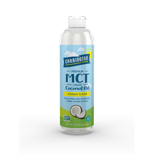 Carrington Farms MCT Liquid Coconut Oil, 12.0 Fl Oz