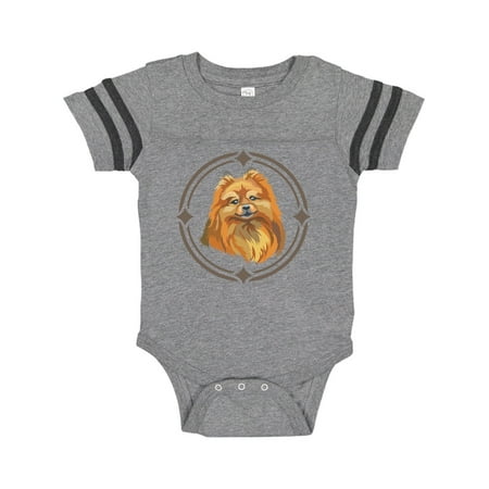 Inktastic Pomeranian Dog Art Gift Gift Baby Boy or Baby Girl Bodysuit