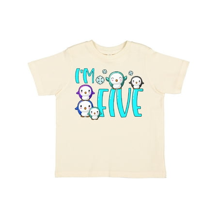 Inktastic I m 5 Cute Penguin Birthday Party Gift Toddler Boy or Toddler Girl T-Shirt
Inktastic I m 5 Cute Penguin Birthday Party Gift Toddler Boy or Toddler Girl T-Shirt